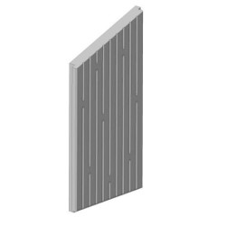 Šamotová deska boční, pravá KV DYNAMIC 2G 66. 50. 01 (B)